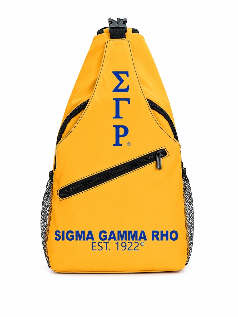 Sigma Gamma Rho Gold Sling Backpack
